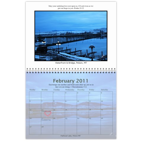 Nw Montana 2011 Calendar (gallery Praise Version) By Wendi Giles Feb 2011
