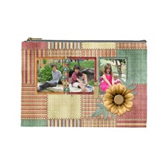 Quilted Large Cosmetic Bag (7 styles) - Cosmetic Bag (Large)