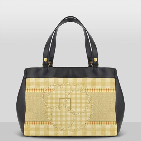 Quilted Oversized 2 Sided Office Bag By Lisa Minor Back