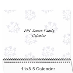 2011 calendar - Wall Calendar 11  x 8.5  (12-Months)