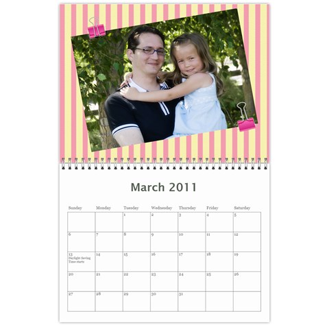 2011 Calendar By Teona A Jensen Mar 2011