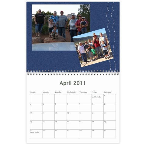 2011 Calendar By Teona A Jensen Apr 2011