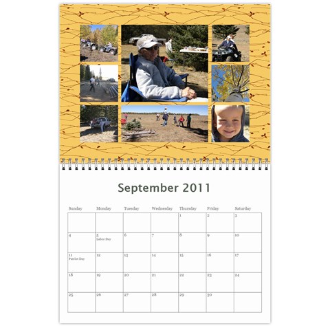 2011 Calendar By Teona A Jensen Sep 2011