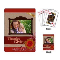 thanks giving - Playing Cards Single Design (Rectangle) thanks giving - Playing Cards Single Design (Rectangle)