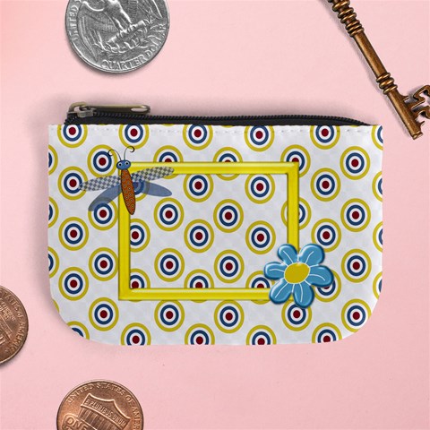 Silly Summer Fun Coin Bag Small By Lisa Minor Front