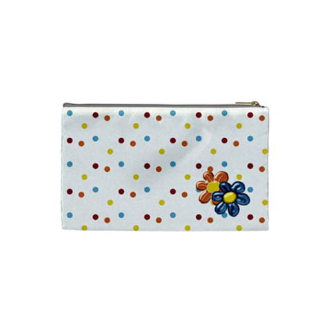 Silly Summer Fun Small Cosmetic Bag By Lisa Minor Back
