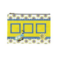 Silly Summer Fun Large Cosmetic Bag - Cosmetic Bag (Large)