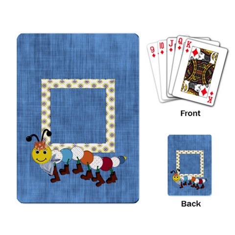 Silly Summer Fun Playing Cards 1 By Lisa Minor Back