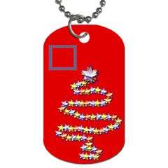 Christmas tree - Dog Tag (One Side)