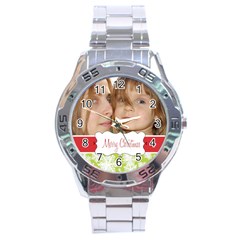 xmas - Stainless Steel Analogue Watch