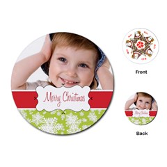 christmas - Playing Cards Single Design (Round)