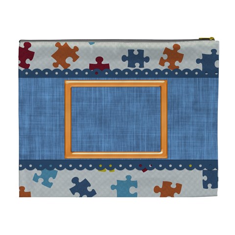 Silly Summer Fun Xl Cosmetic Bag 2 By Lisa Minor Back