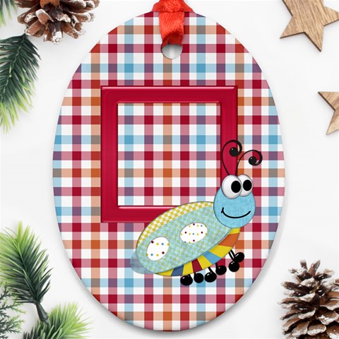 Silly Summer Fun 1 Sided Ornament 1 By Lisa Minor Front