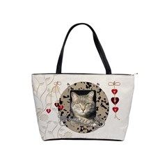 Crazy Cat Classic Shoulder Handbag