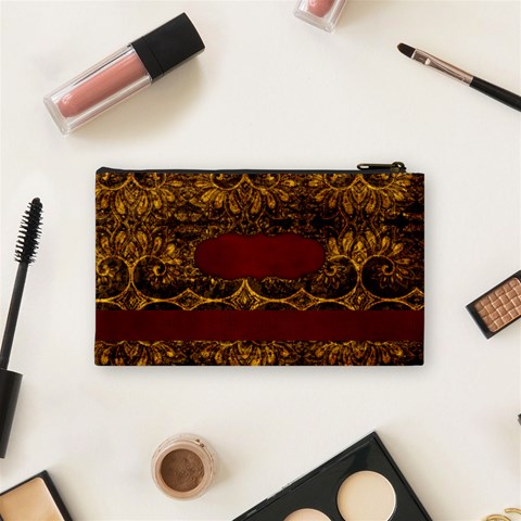 Arabian Spice Small Cosmetic Bag 1 By Lisa Minor Back