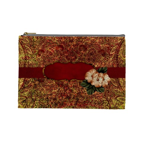 Arabian Spice Large Cosmetic Bag 1 By Lisa Minor Front