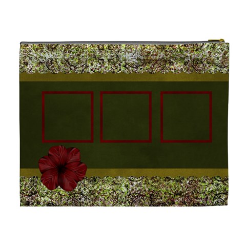 Arabian Spice Xl Cosmetic Bag 1 By Lisa Minor Back