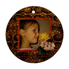 Arabian Spice 2 sided ornament 1 - Round Ornament (Two Sides) Arabian Spice 2 sided ornament 1 - Round Ornament (Two Sides)