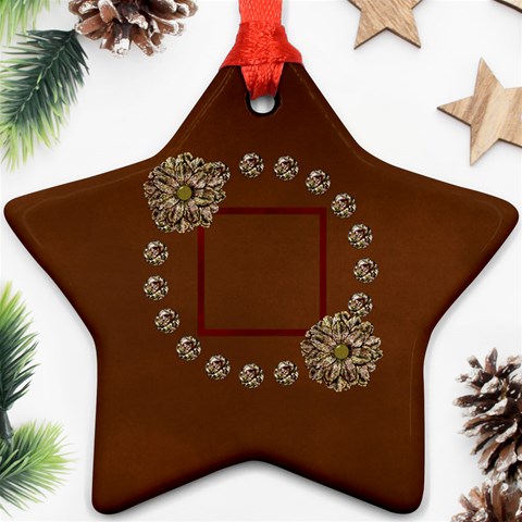Arabian Spice Star 2 Sided Ornament 1 By Lisa Minor Front