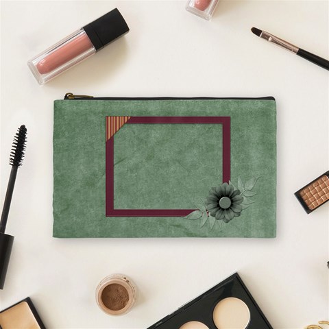 Quilted Medium Cosmetic Bag 1 By Lisa Minor Front