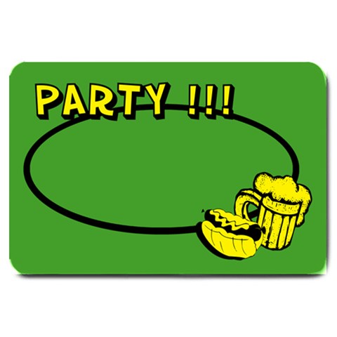 Party Beer 30 x20  Door Mat