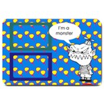 I m a monster - 30 X20  DOOR MAT - Large Doormat