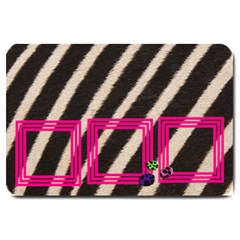 PINK AND ZEBRA - DOOR MAT - Large Doormat