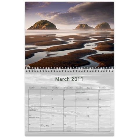 2011 Calendar By Jessica Jere Mar 2011