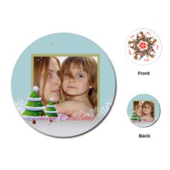 christmas - Playing Cards Single Design (Round) christmas - Playing Cards Single Design (Round)