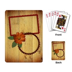 Rustic-playing cards - Playing Cards Single Design (Rectangle)