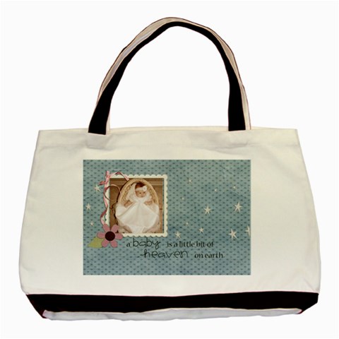 Heaven On Earth Baby  Tote Bag By Sheena Front