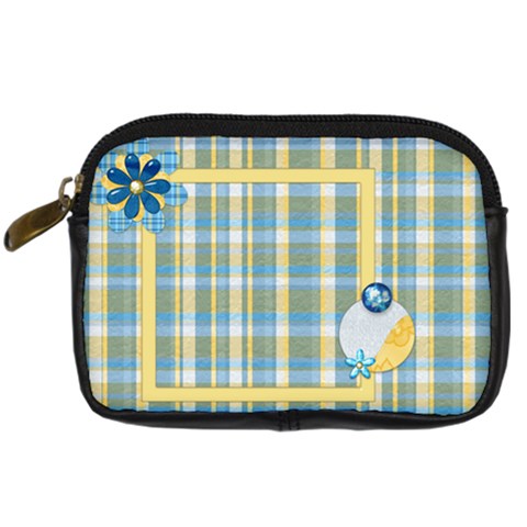 Ella In Blue Camera Bag By Lisa Minor Front