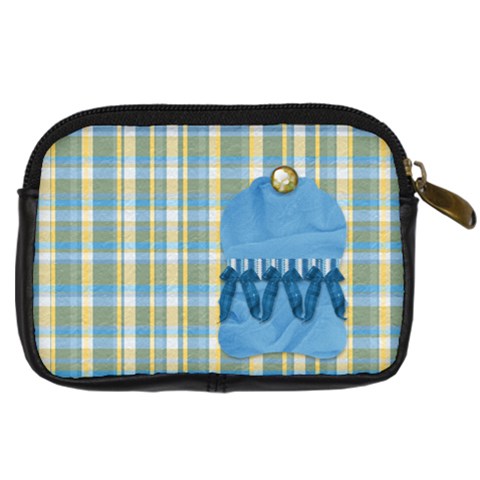 Ella In Blue Camera Bag By Lisa Minor Back