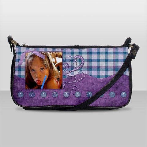 Lavender Rain Clutch Bag 1 By Lisa Minor Front