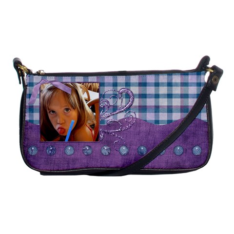 Lavender Rain Clutch Bag 1 By Lisa Minor Front