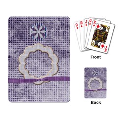 Lavender Rain Playing Cards - Playing Cards Single Design (Rectangle)