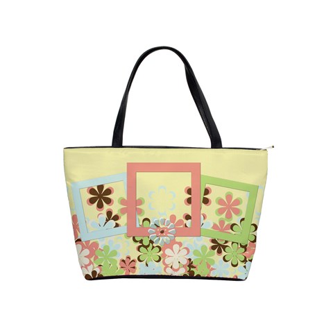 Spring Blossoms Classic Shoulder Handbag By Lisa Minor Front