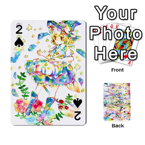 Touhou Watercolor Deck By Herpan Derpan Front - Spade2
