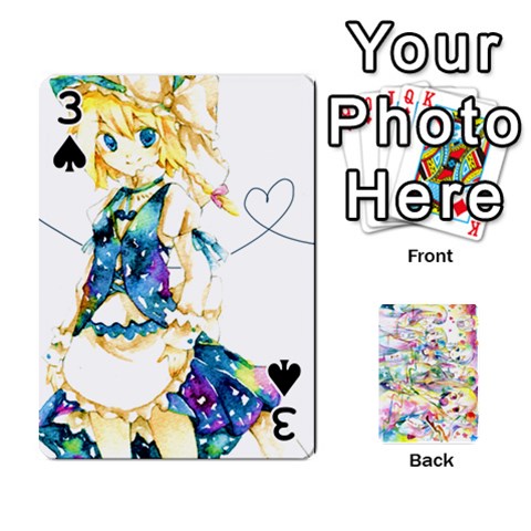 Touhou Watercolor Deck By Herpan Derpan Front - Spade3