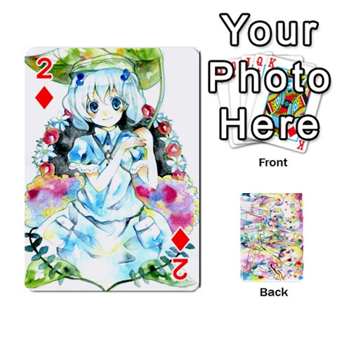 Touhou Watercolor Deck By Herpan Derpan Front - Diamond2