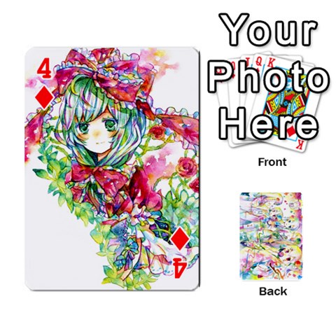 Touhou Watercolor Deck By Herpan Derpan Front - Diamond4