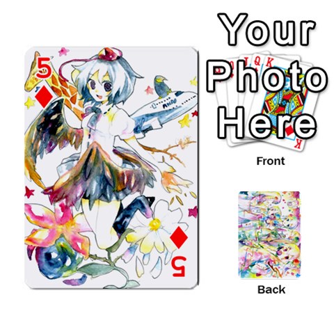 Touhou Watercolor Deck By Herpan Derpan Front - Diamond5