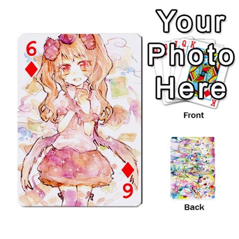 Touhou Watercolor Deck By Herpan Derpan Front - Diamond6