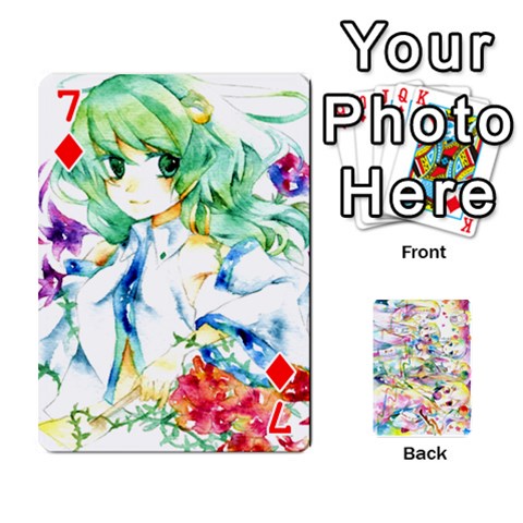 Touhou Watercolor Deck By Herpan Derpan Front - Diamond7