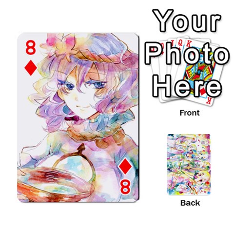 Touhou Watercolor Deck By Herpan Derpan Front - Diamond8