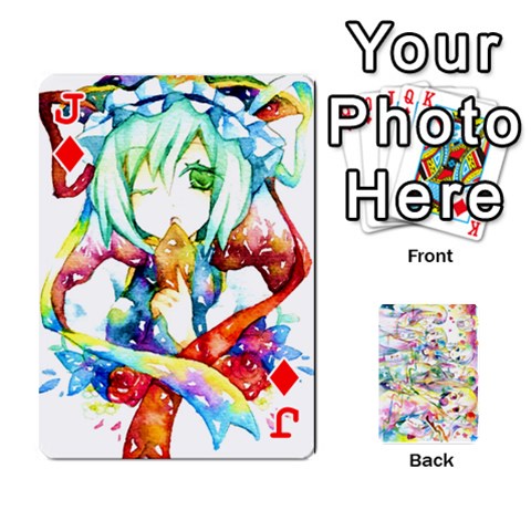 Jack Touhou Watercolor Deck By Herpan Derpan Front - DiamondJ