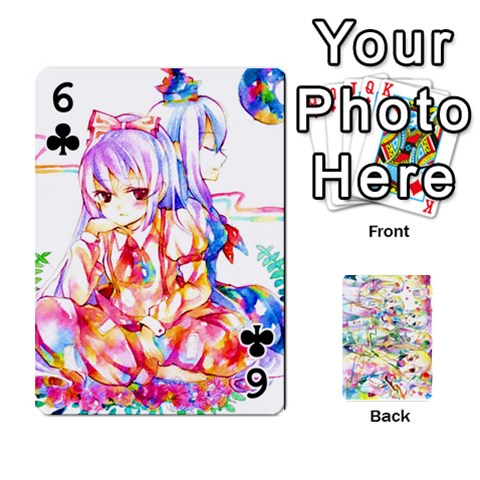 Touhou Watercolor Deck By Herpan Derpan Front - Club6