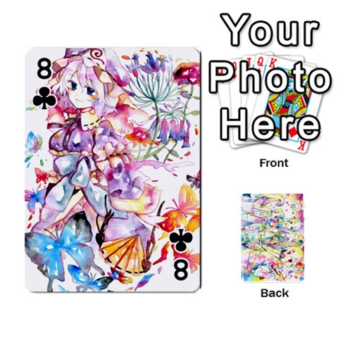 Touhou Watercolor Deck By Herpan Derpan Front - Club8