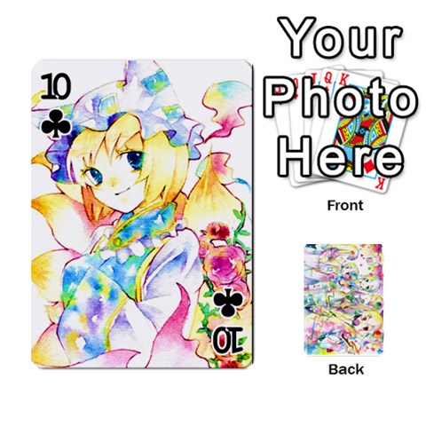 Touhou Watercolor Deck By Herpan Derpan Front - Club10