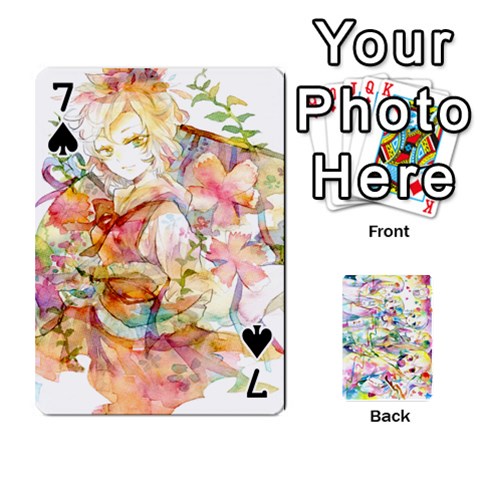 Touhou Watercolor Deck By Herpan Derpan Front - Spade7